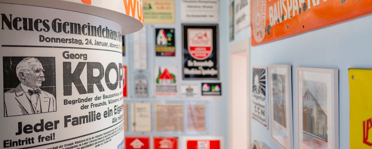 Blick auf einige Ausstellungsstücke des Museums